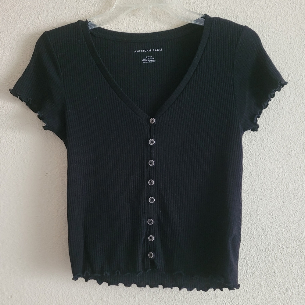 American Eagle Sz Small Ribbed Top